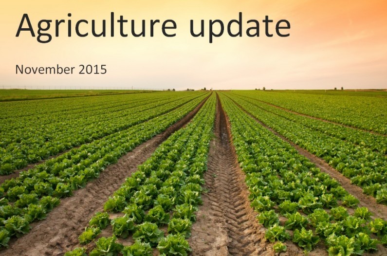Agriculture update for UK farmers – November 2015