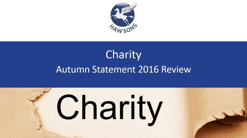 Charity Autumn Statement 2016 review
