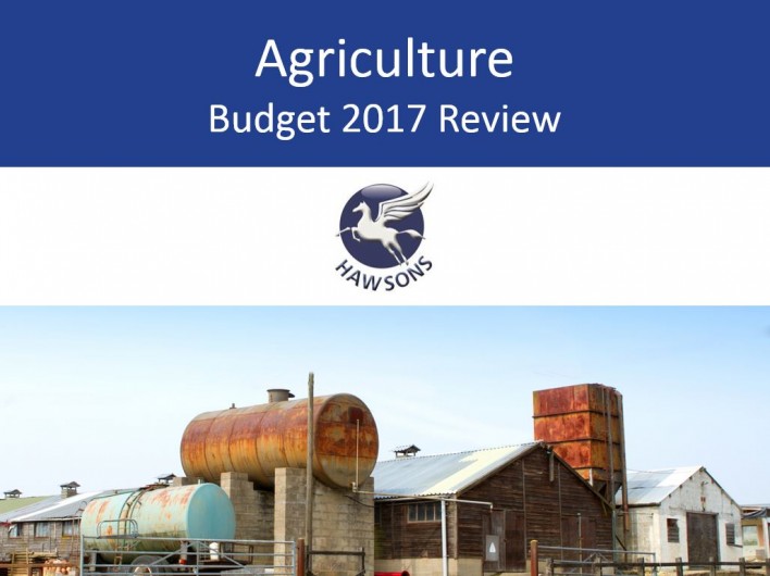 agriculture 2017 budget