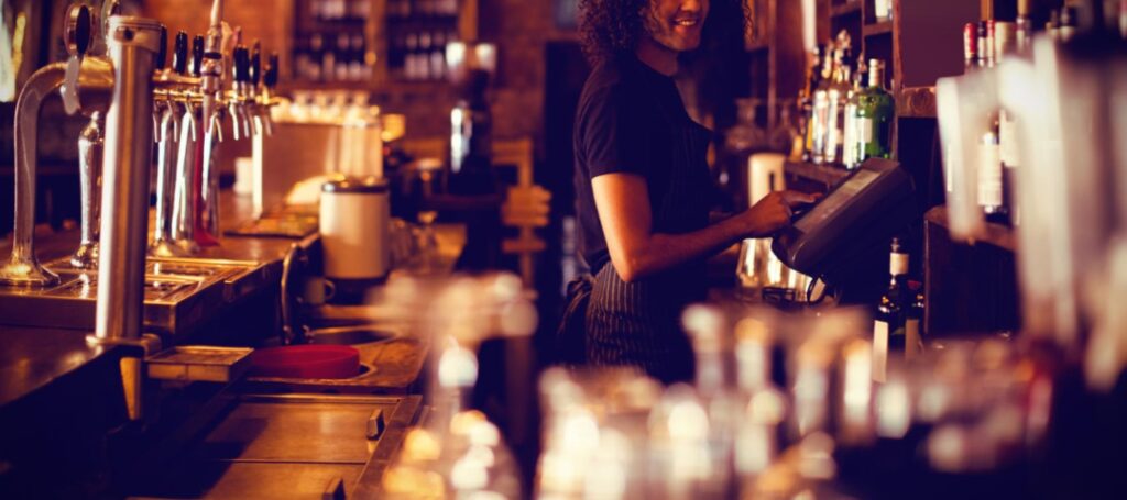 hospitality spend decreases