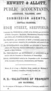 Sheffield advert
