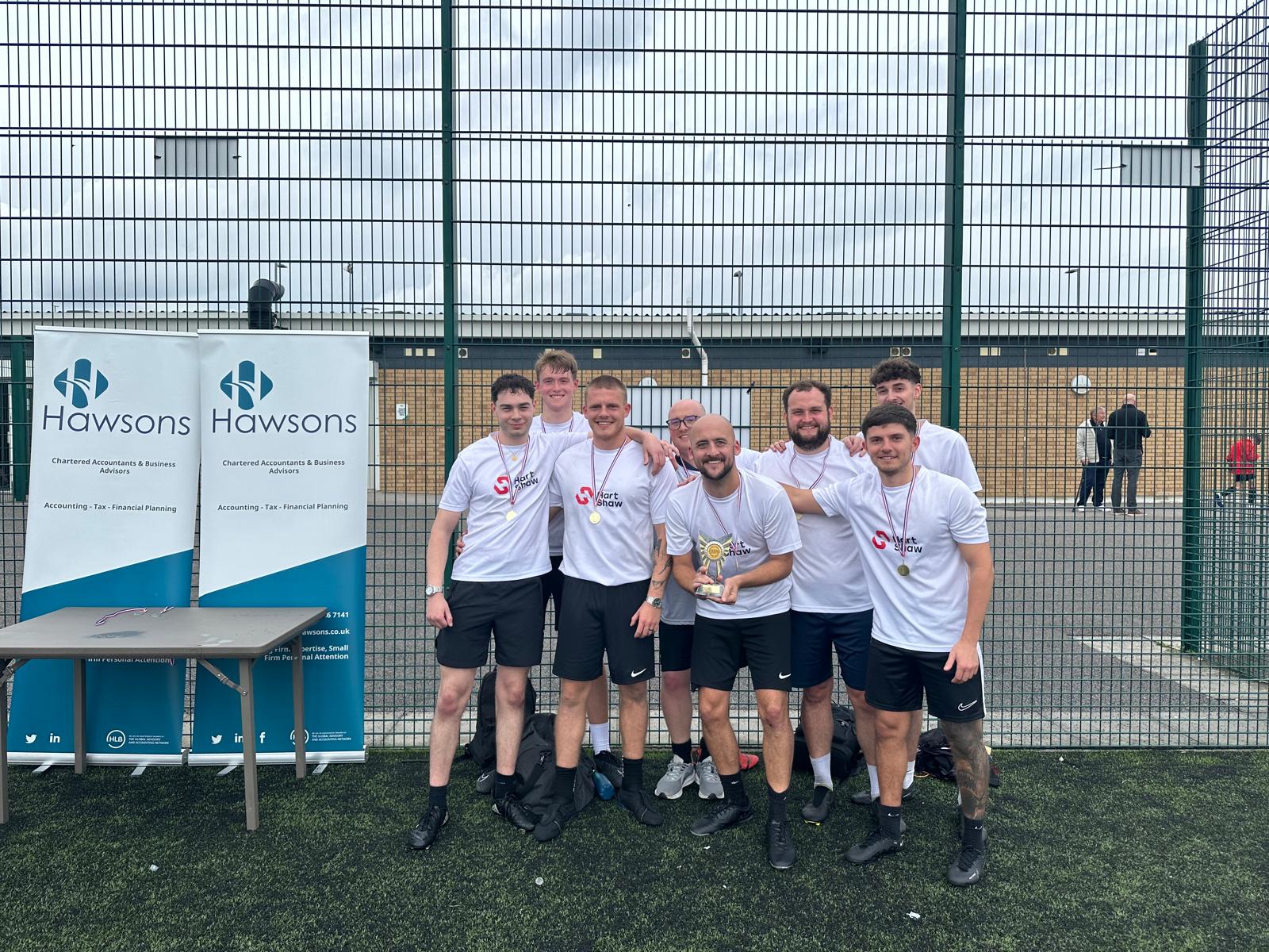 82DEAC54-E340-45BB-B533-3E3CDFF1B200 Hart Shaw win Charity Football tournament