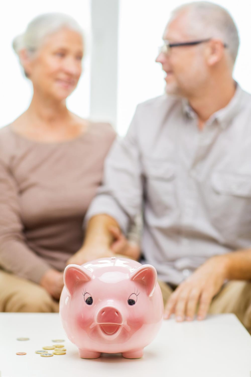 older couple saving money for retirement Older couple saving money for retirement