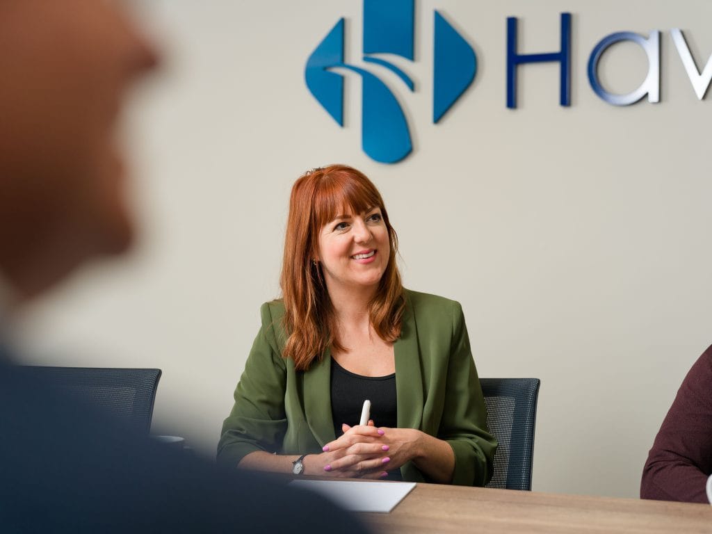 Jenny Brown in a Meeting