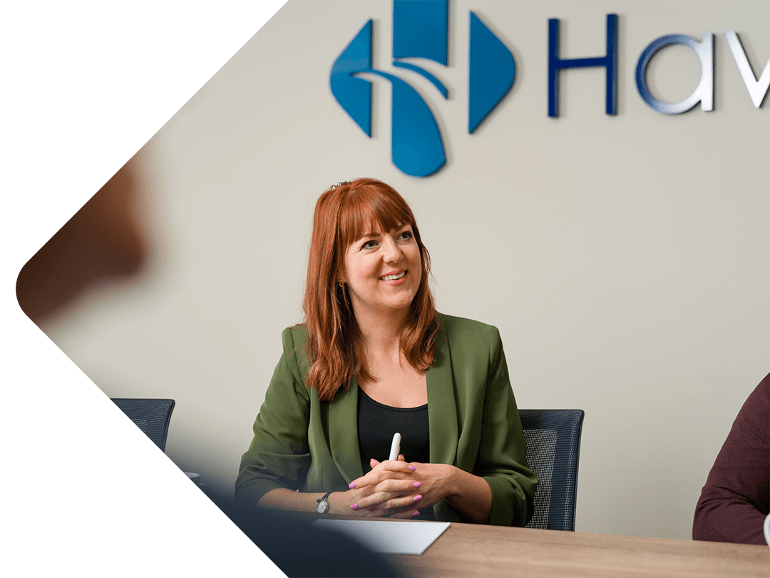 Jenny Brown in a meeting
